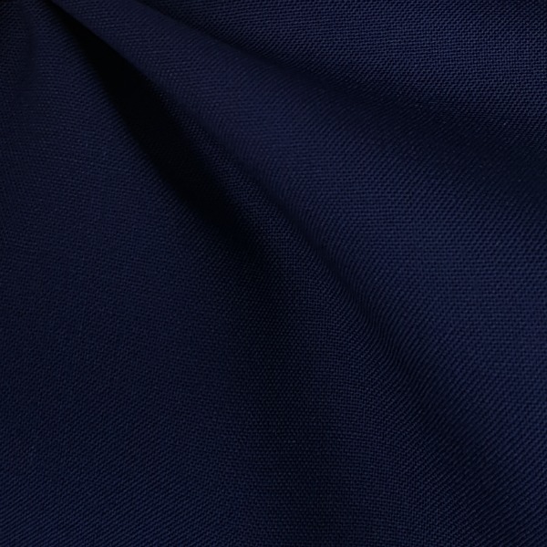 Dark Navy 65/35% Polyester/Viscose Blend Soft Finish Fabric - 148 cms ...