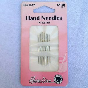 Tapestry/Cross Stitch Needles - Pack of 6 Sizes 18/22