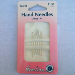 Tapestry/Cross Stitch Needles - Pack of 6 Sizes 18/22