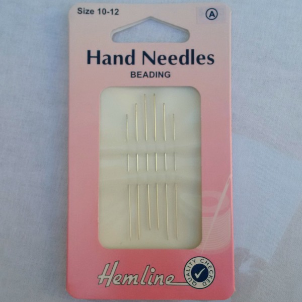 Sizes 10 - 12 Beading Hand Sewing Needles - Pack of 6 | Textiles Direct