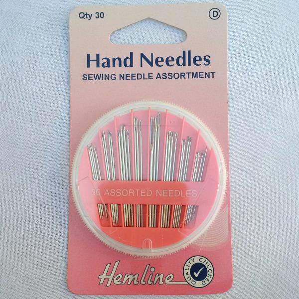 Assorted Hand Sewing Needles in Compact Dispenser - Pack of 30 ...