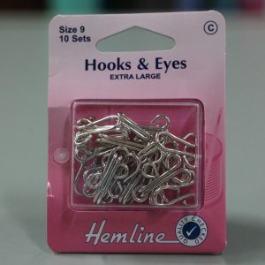 120pcs Sewing Hooks Eyes Closure Hooks Clothes Fixing Buckles Coat Sewing Hooks, Size: 0.1X1X1.7CM
