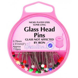 Glass Head Pins Size 20 150/Pkg